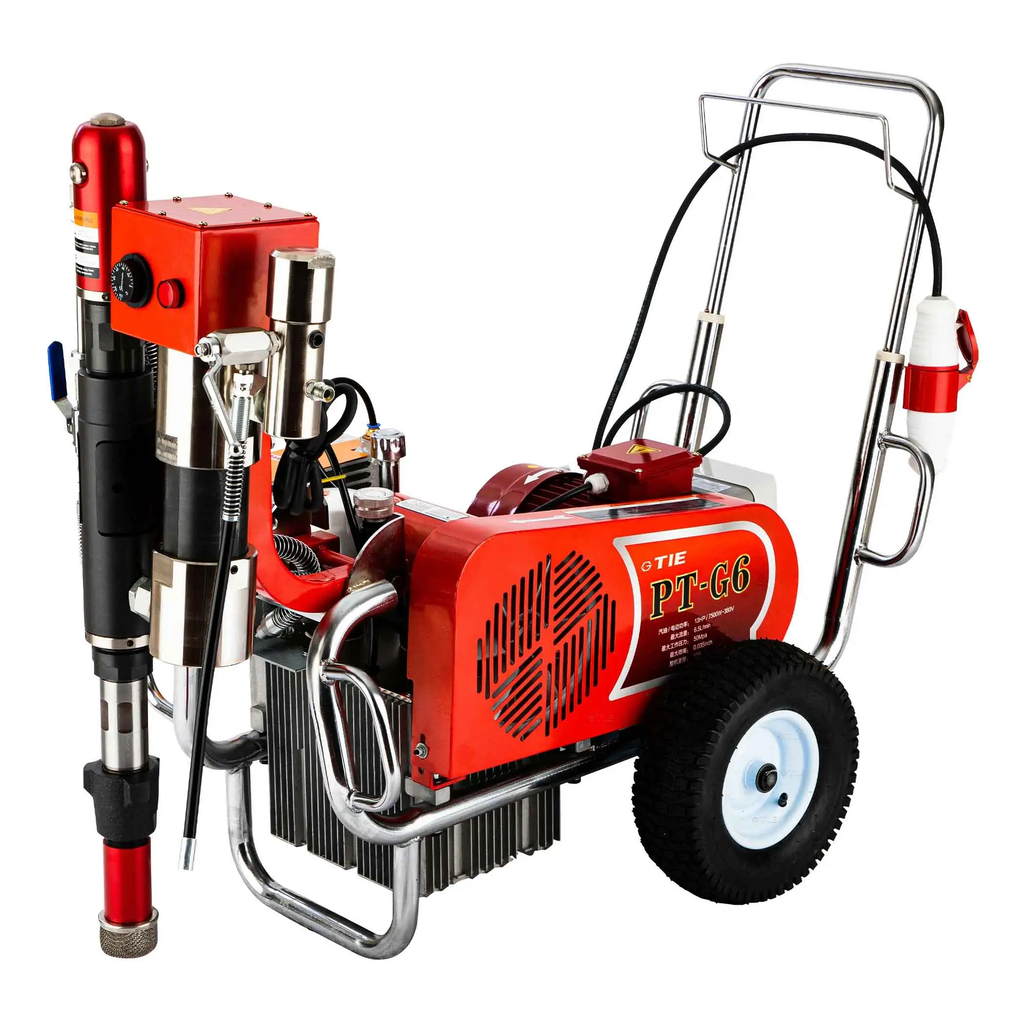 PT-G6 High Pressure Polyurethane Paint Machine Right