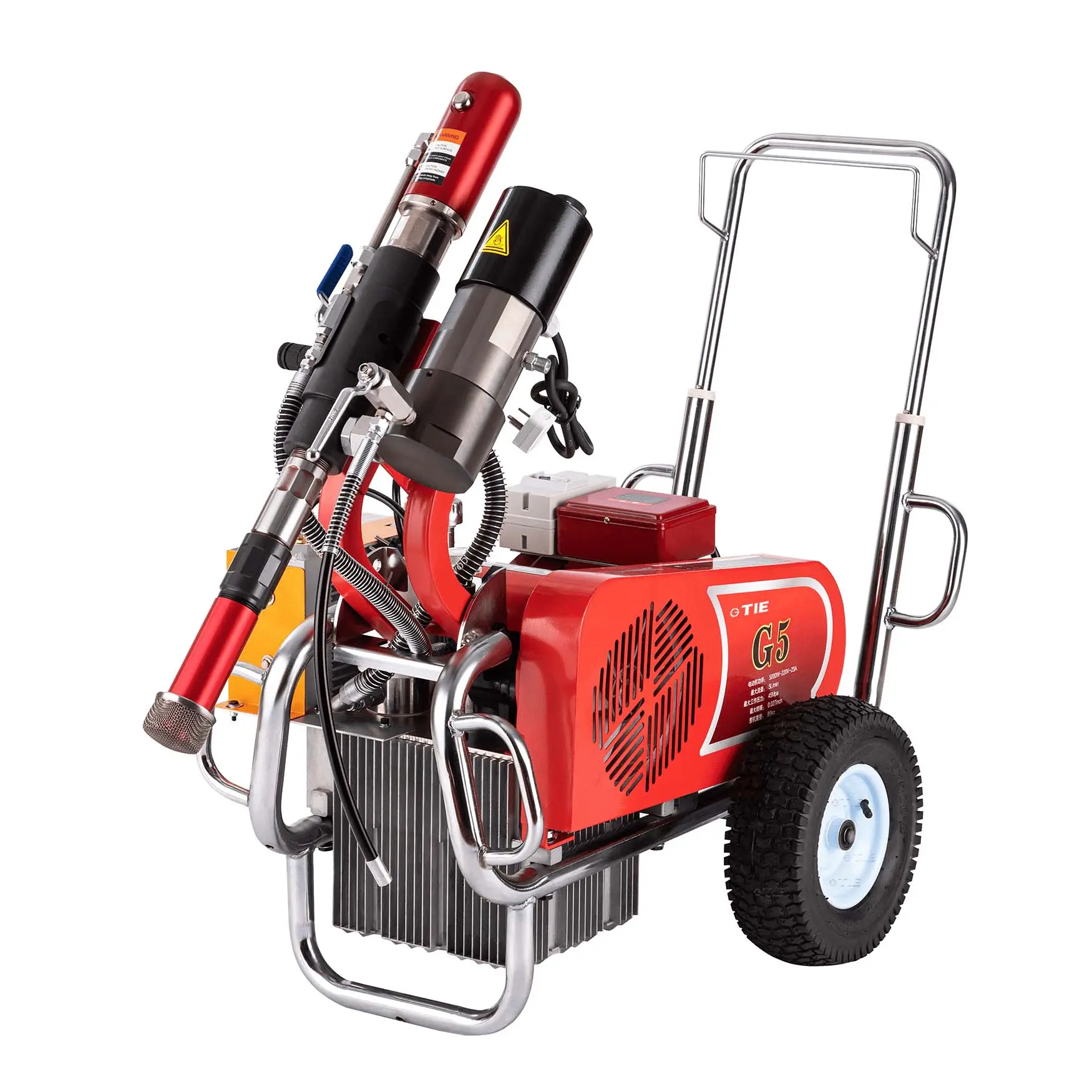 PT-G5 High Pressure Polyurethane Paint Machine Front