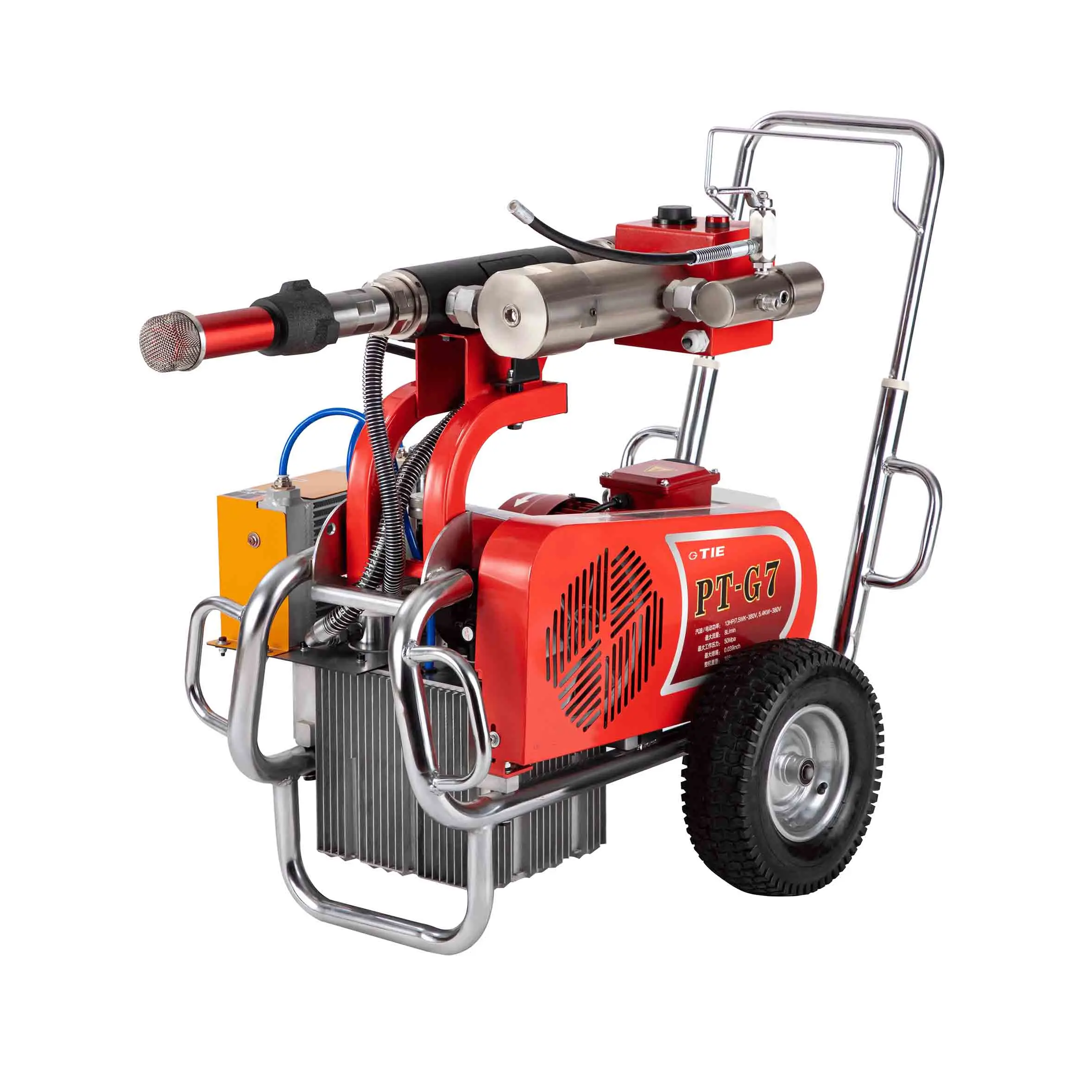 PT-G7 High Pressure Polyurethane Paint Machine Front